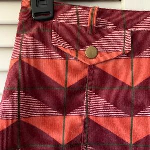 Vintage Style Highwaisted Corduroy Skirt